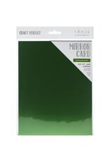 TONIC TONIC STUDIOS MIRROR CARD FLOURISHING GREEN 8.5X11 5 PK