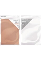 TONIC TONIC STUDIOS MIRROR CARD BURNISHED ROSE  8.5X11 5 PK