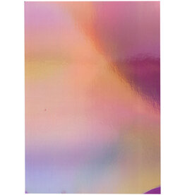 TONIC TONIC STUDIOS MIRROR CARD IRIDESCENT PETAL PINK 8.5X11 5PK