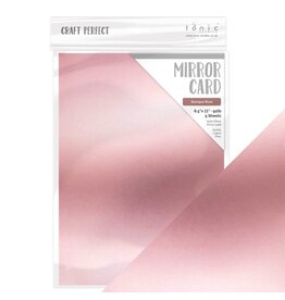 TONIC TONIC STUDIOS MIRROR CARD BAROQUE ROSE 8.5X11 5PK