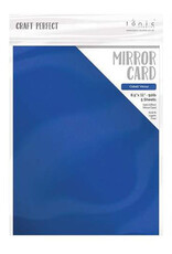 TONIC TONIC STUDIOS MIRROR CARD SATIN EFFECT COBALT VELOUR 8.5X11 5 PK