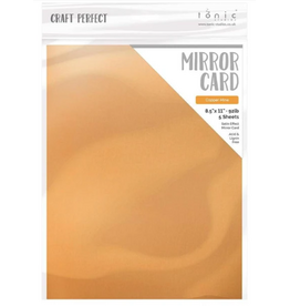 TONIC TONIC STUDIOS MIRROR CARD SATIN EFFECT COPPER MINE 8.5X11 5 PK
