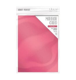 TONIC TONIC STUDIOS MIRROR CARD SATIN EFFECT PINK CHIFFON 8.5X11 5 PK