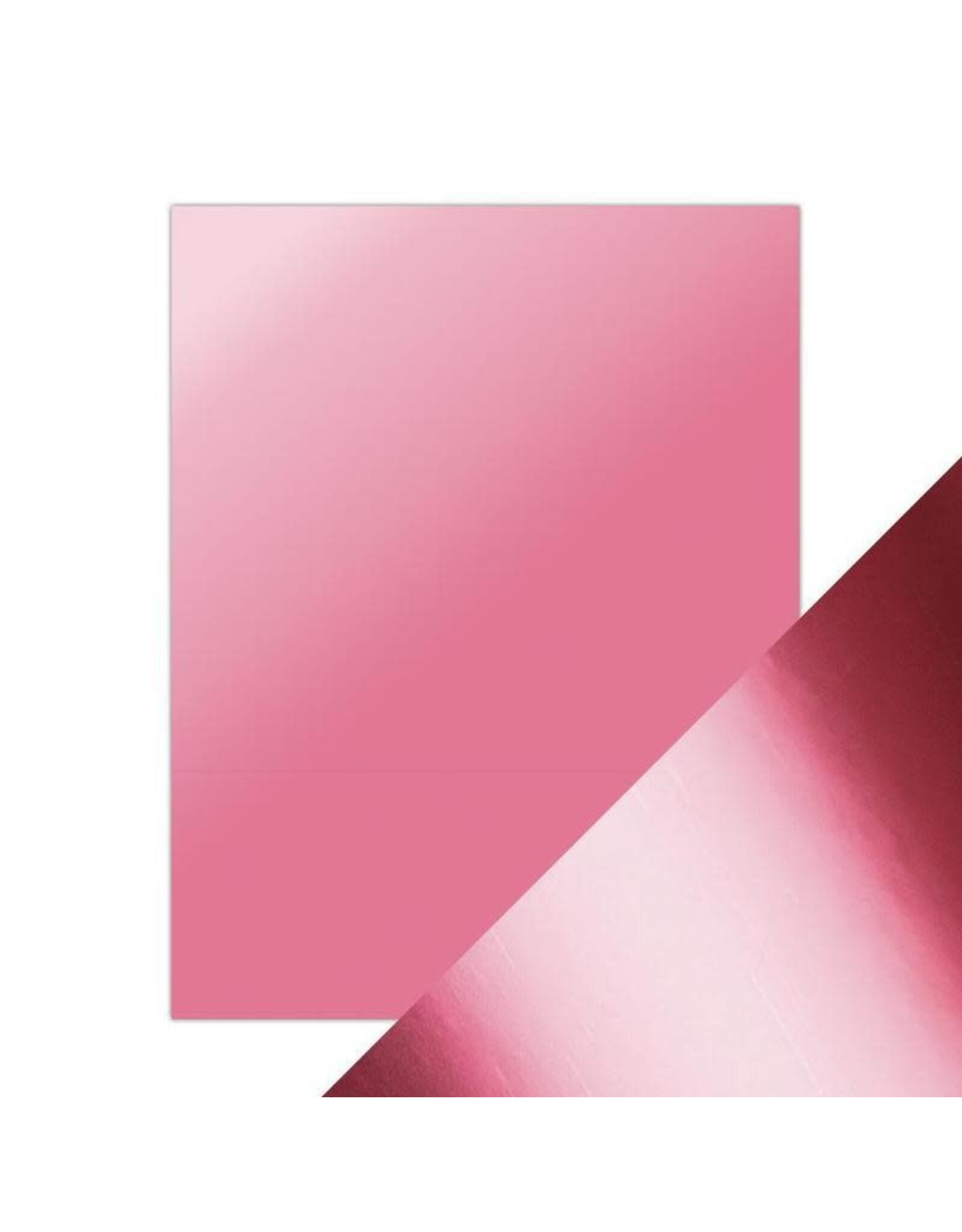 TONIC TONIC STUDIOS MIRROR CARD SATIN EFFECT PINK CHIFFON 8.5X11 5 PK