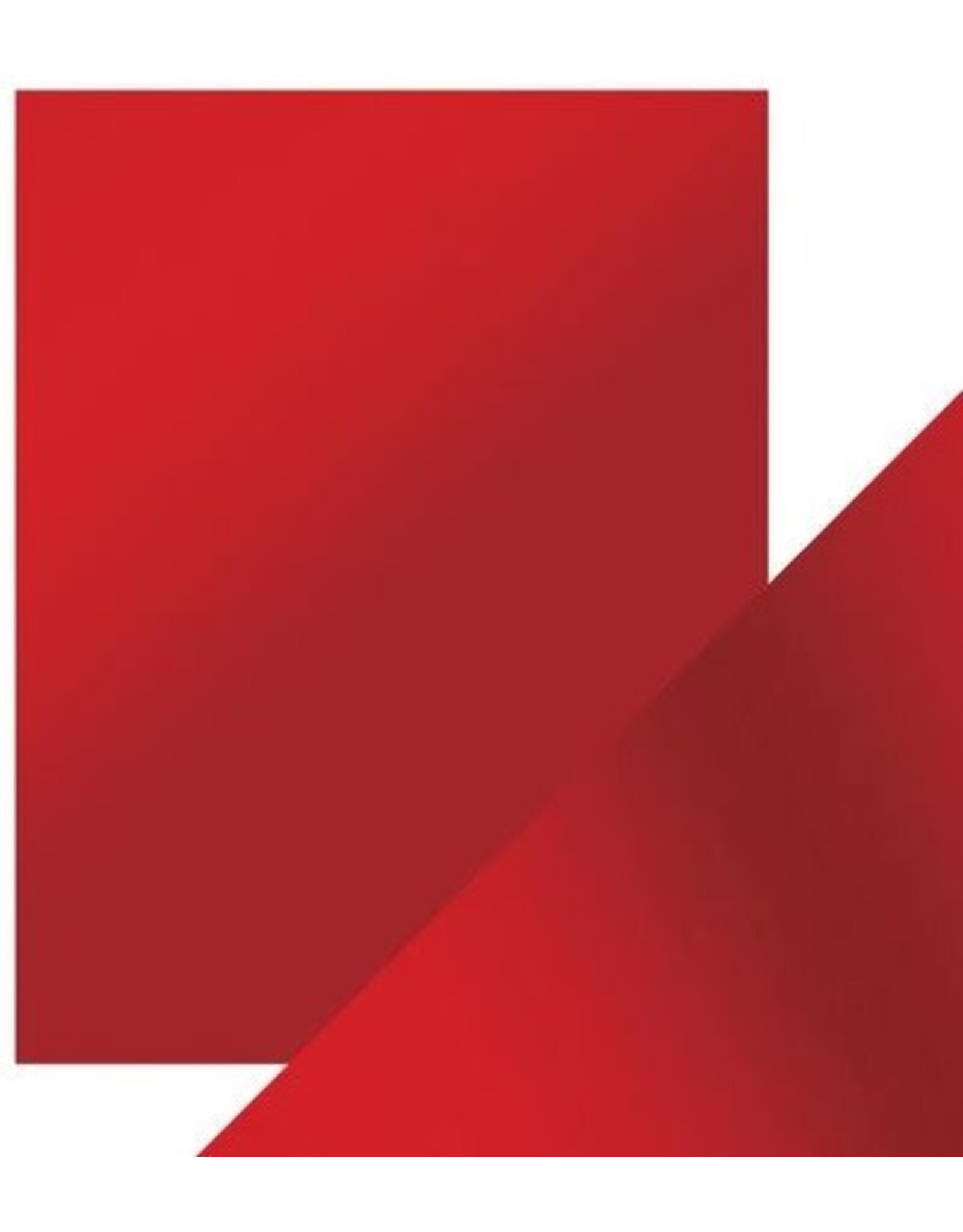 TONIC TONIC STUDIOS MIRROR CARD SATIN EFFECT SCARLET ORGANZA  8.5X11 5 PK