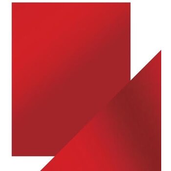 TONIC TONIC STUDIOS MIRROR CARD SATIN EFFECT SCARLET ORGANZA  8.5X11 5 PK