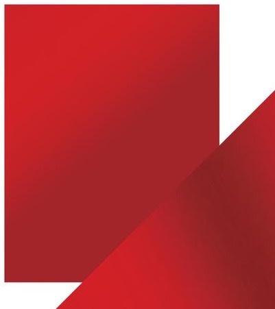 TONIC TONIC STUDIOS MIRROR CARD SATIN EFFECT SCARLET ORGANZA 8.5X11 5 PK