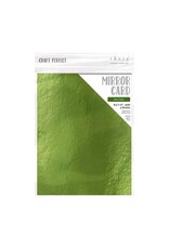 TONIC TONIC STUDIOS MIRROR CARD HIGH GLOSS HOLLY GREEN 8.5X11 5 PK