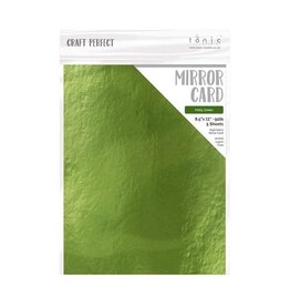 TONIC TONIC STUDIOS MIRROR CARD HIGH GLOSS HOLLY GREEN 8.5X11 5 PK