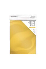 TONIC TONIC STUDIOS MIRROR CARD SATIN EFFECT GOLD PEARL 8.5X11 5 PK