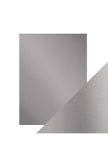 TONIC TONIC STUDIOS MIRROR CARD SATIN EFFECT FROSTED SILVER 8.5X11 5 PK