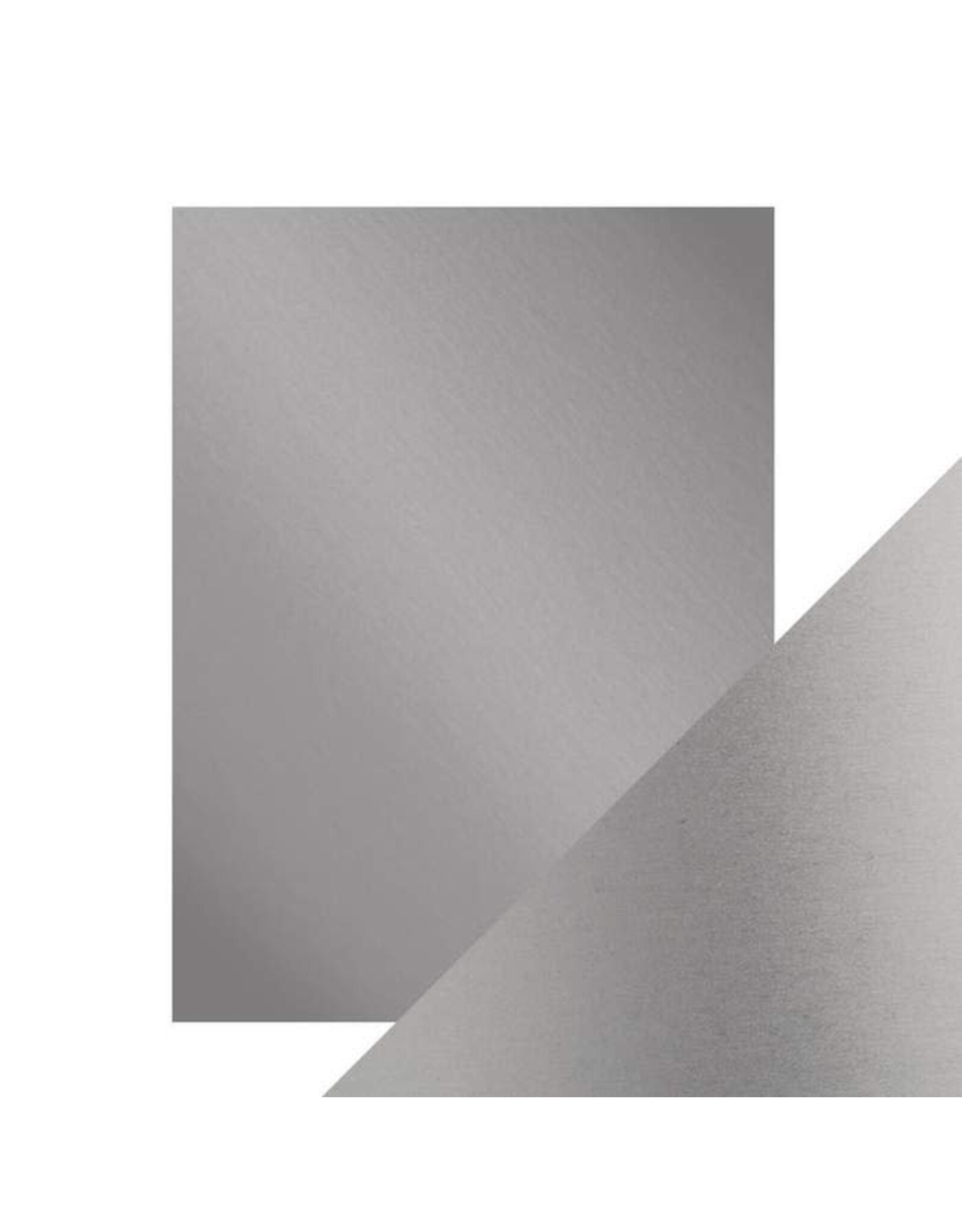 TONIC TONIC STUDIOS MIRROR CARD SATIN EFFECT FROSTED SILVER 8.5X11 5 PK