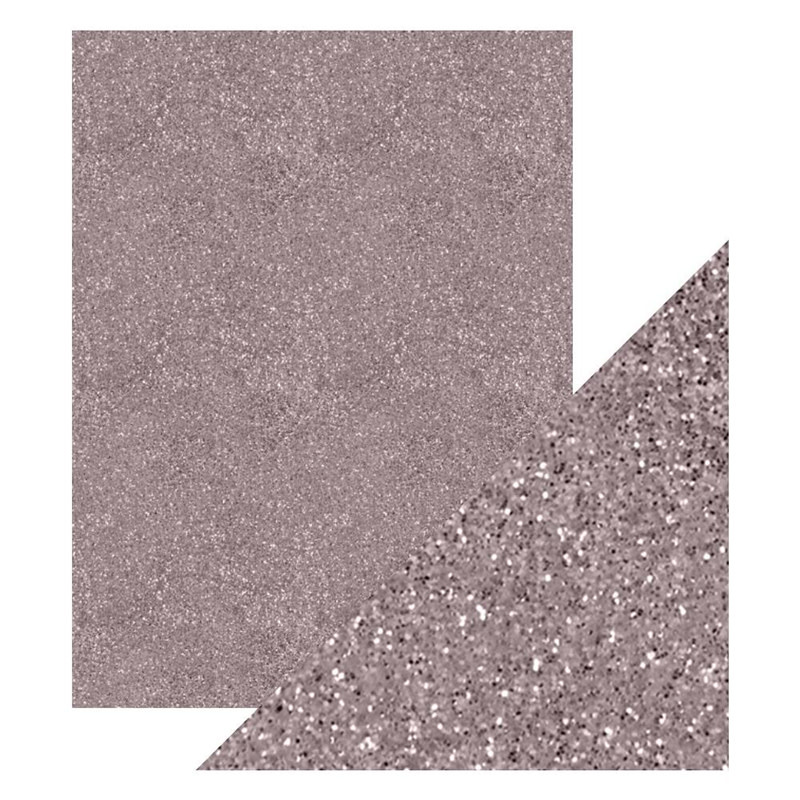 TONIC TONIC STUDIOS GLITTER CARD BERRY FIZZ 8.5X11 5PK