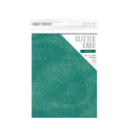 TONIC TONIC STUDIOS GLITTER CARD TURQUOISE LAKE 8.5X11 5PK