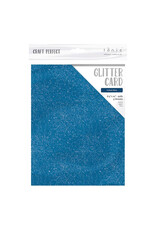 TONIC TONIC STUDIOS GLITTER CARD COBALT BLUE 8.5X11  5 SHEETS