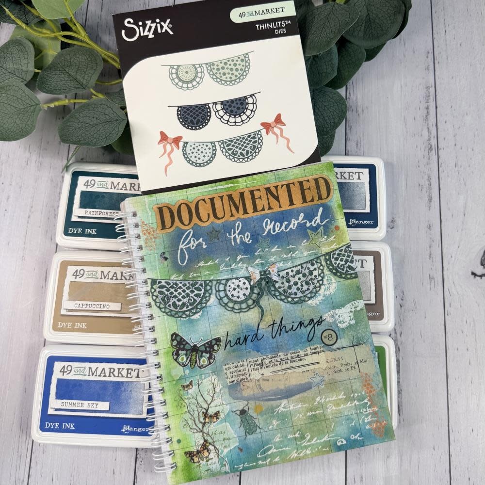 SIZZIX SIZZIX 49 AND MARKET THINLITS DOILY BANNER DIE SET