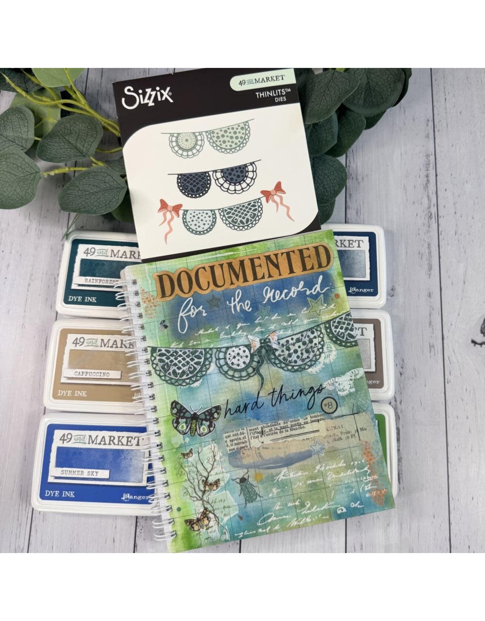 SIZZIX SIZZIX 49 AND MARKET THINLITS DOILY BANNER DIE SET