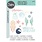 SIZZIX SIZZIX 49 AND MARKET STARLIGHT DREAMS THINLITS DIE AND CLEAR STAMP SET