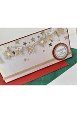 SIZZIX SIZZIX 49 AND MARKET BANNER BASH THINLITS DIE AND CLEAR STAMP SET