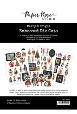 PAPER ROSE PAPER ROSE MERRY AND BRIGHT EMBOSSED DIE CUTS