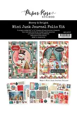 PAPER ROSE PAPER ROSE MERRY AND BRIGHT 8.5x11 MINI JUNK JOURNAL FOLIO KIT