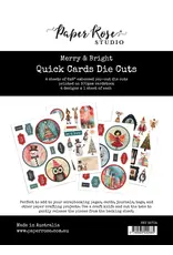 PAPER ROSE PAPER ROSE MERRY AND BRIGHT QUICK CARDS DIE CUTS