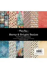 PAPER ROSE PAPER ROSE MERRY AND BRIGHT BASICS 6x6 PAPER COLLECTION