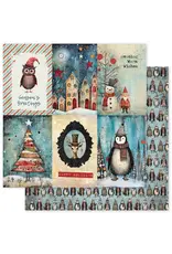 PAPER ROSE PAPER ROSE MERRY AND BRIGHT - F 12x12 CARDSTOCK