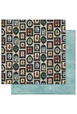 PAPER ROSE PAPER ROSE MERRY AND BRIGHT - E 12x12 CARDSTOCK