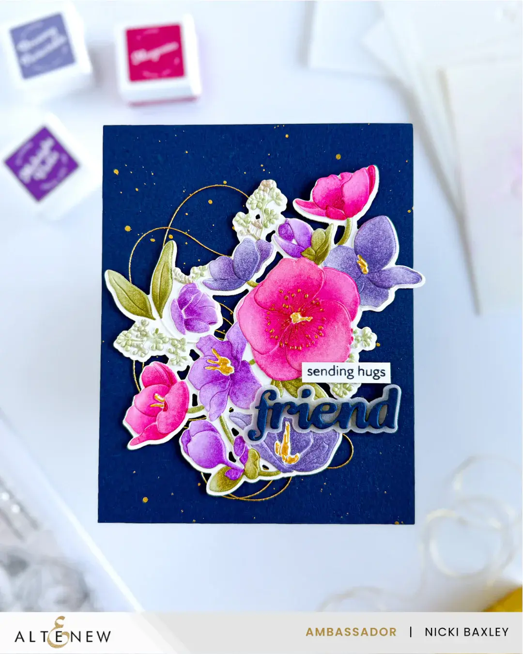 ALTENEW ALTENEW HELLEBORE HAVEN 3D EMBOSSING FOLDER