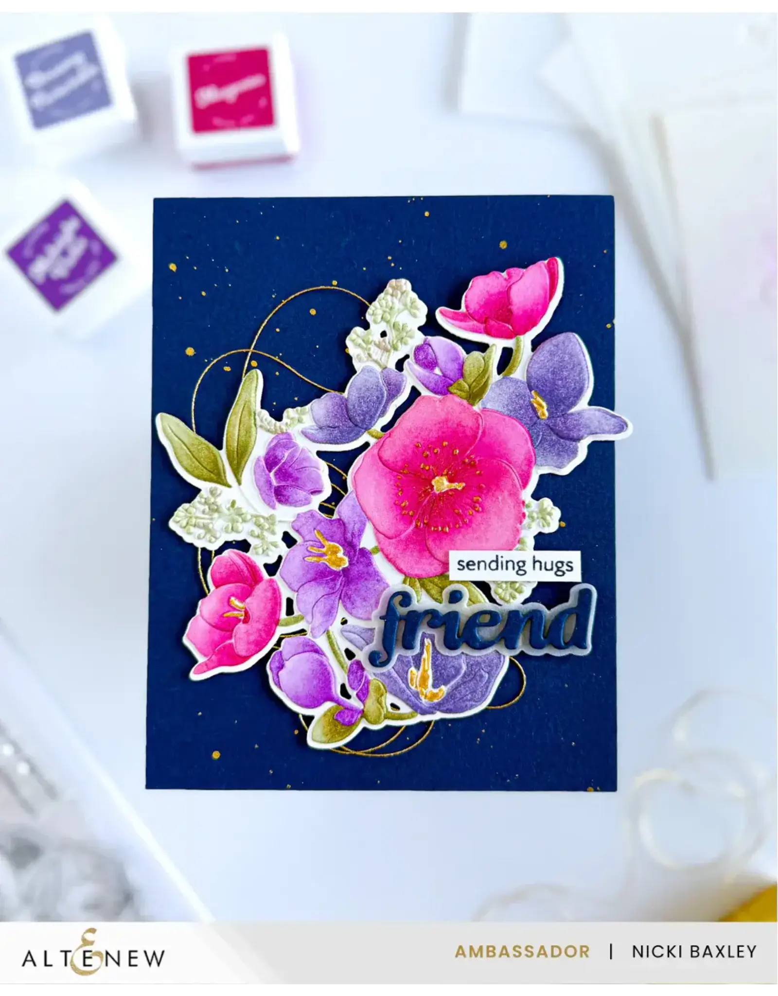 ALTENEW ALTENEW HELLEBORE HAVEN 3D EMBOSSING FOLDER