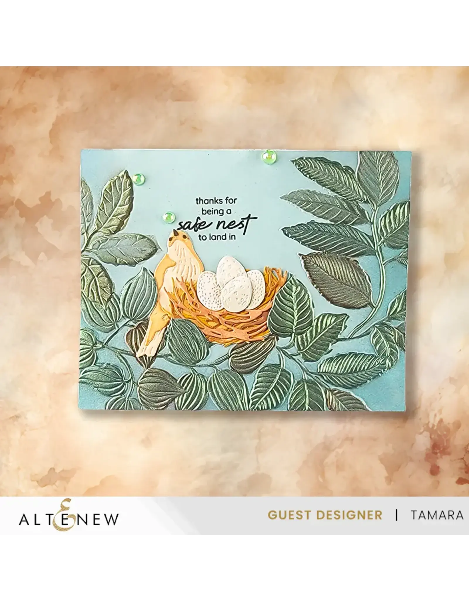 ALTENEW ALTENEW ARCHED FOLIAGE 3D EMBOSSING FOLDER