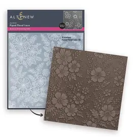 ALTENEW ALTENEW PIPED FLORAL LACE 3D EMBOSSING FOLDER