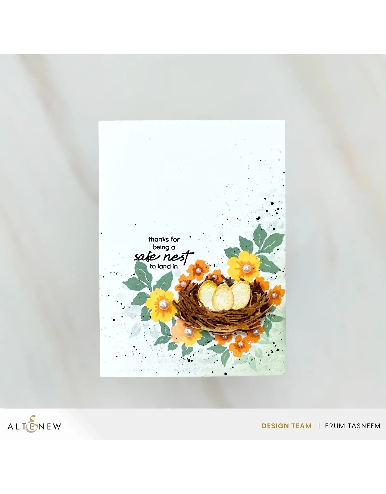 ALTENEW ALTENEW MINI DELIGHT: NESTLED WHIMSY CLEAR STAMP & DIE SET