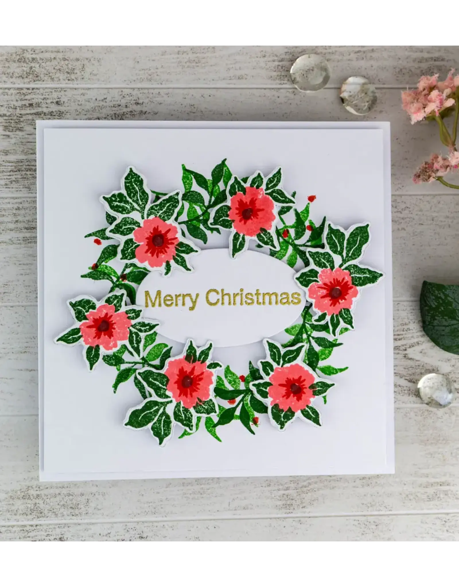 ALTENEW ALTENEW MINI DELIGHT: NESTLED WHIMSY CLEAR STAMP & DIE SET