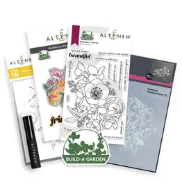 ALTENEW ALTENEW BUILD-A-GARDEN HELLEBORE HAVEN CLEAR STAMP, DIE SET, EMBOSSING FOLDER AND STENCIL SET BUNDLE
