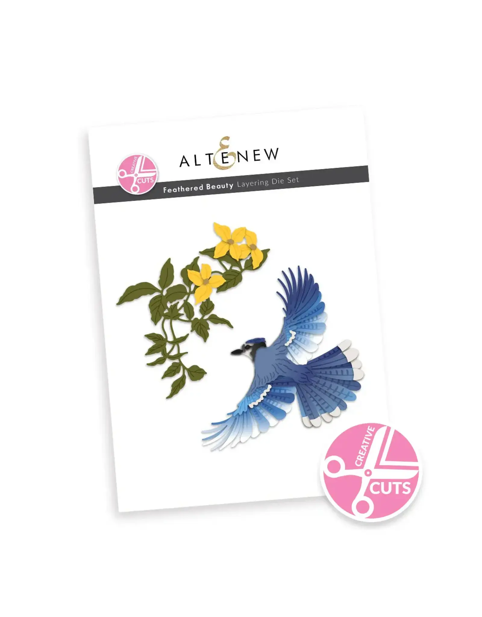 ALTENEW ALTENEW CREATIVE CUTS: FEATHERED BEAUTY LAYERING DIE SET
