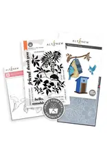 ALTENEW ALTENEW CRAFT YOUR LIFE PROJECT KIT: WHISPERS IN THE CANOPY CLEAR STAMP, STENCIL SET, 3D EMBOSSING FOLDER AND DIE SET BUNDLE