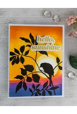 ALTENEW ALTENEW CRAFT YOUR LIFE PROJECT KIT: WHISPERS IN THE CANOPY CLEAR STAMP, STENCIL SET, 3D EMBOSSING FOLDER AND DIE SET BUNDLE