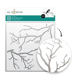 ALTENEW ALTENEW BRANCHING OUT 6x6 STENCIL