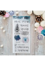 CHOU & FLOWERS CHOU & FLOWERS COLLECTION ALTITUDE LES MOT HIVER DL CLEAR STAMP SET