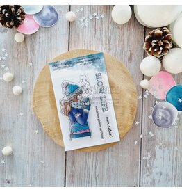 CHOU & FLOWERS CHOU & FLOWERS COLLECTION ALTITUDE FILLE SLOW LIFE A7 CLEAR STAMP SET