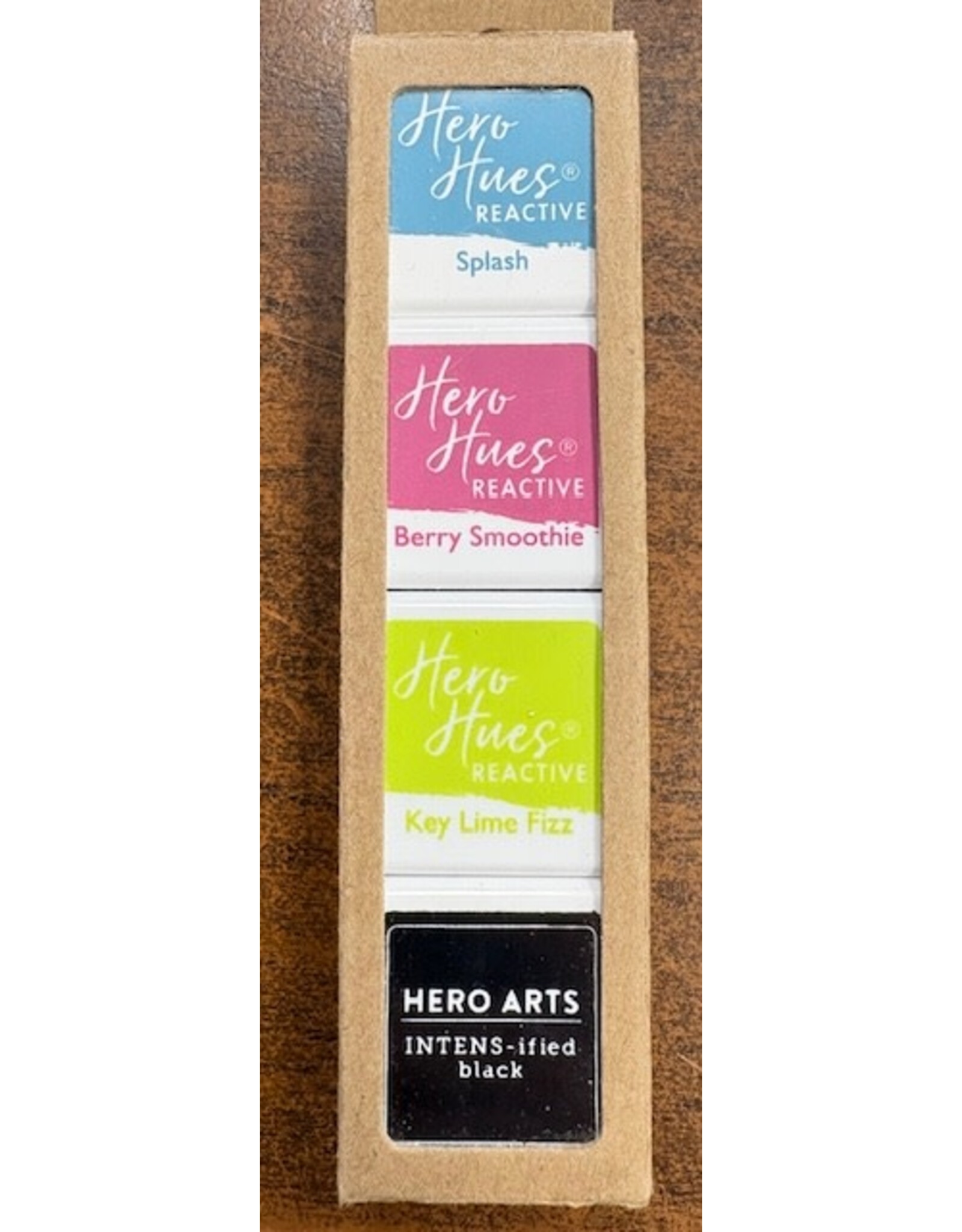 HERO ARTS HERO ARTS HERO HUES SEA PALETTE REACTIVE CUBES 4/PK