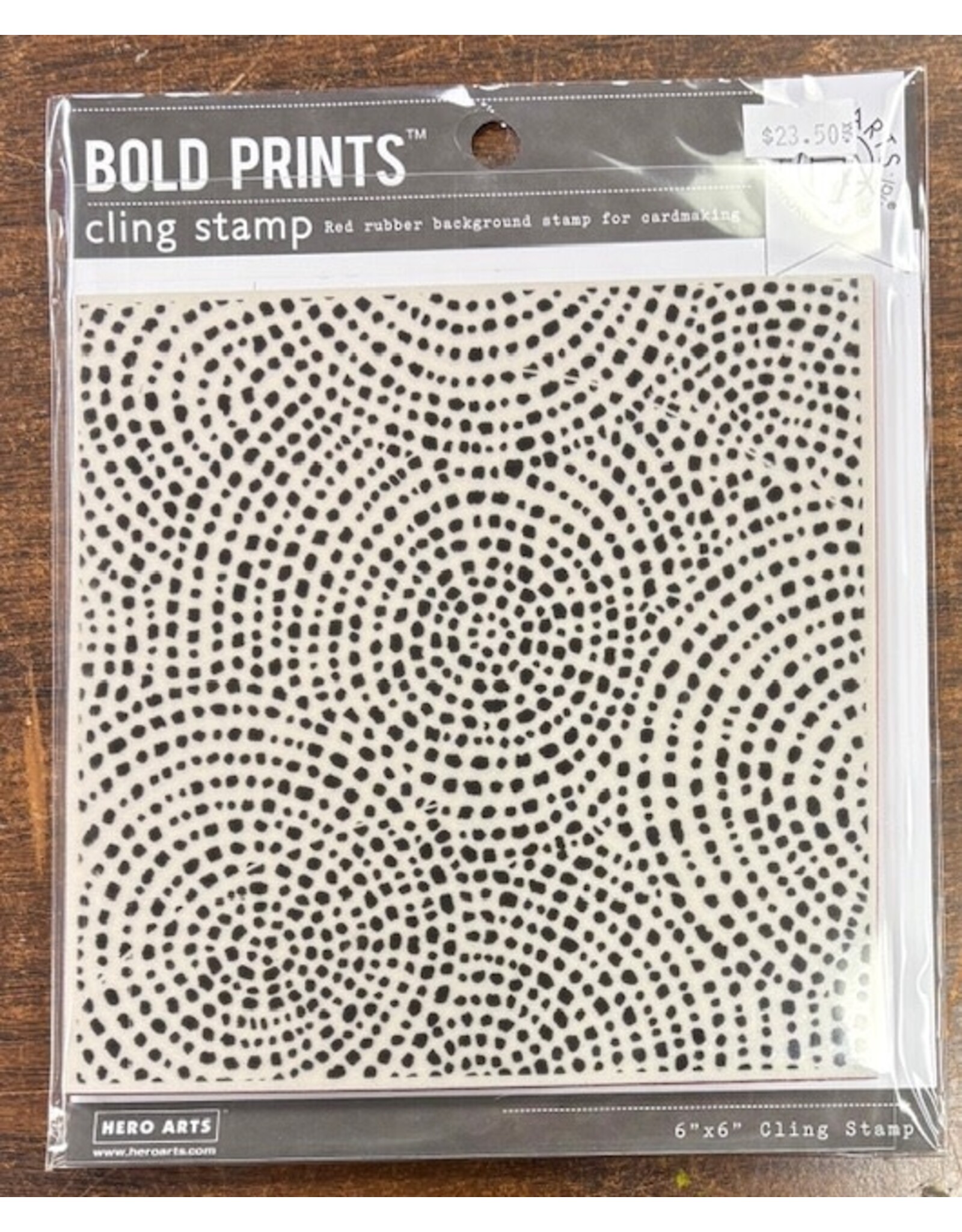 HERO ARTS HERO ARTS BLOBBY CIRCLES BOLD PRINTS 6x6 CLING STAMP