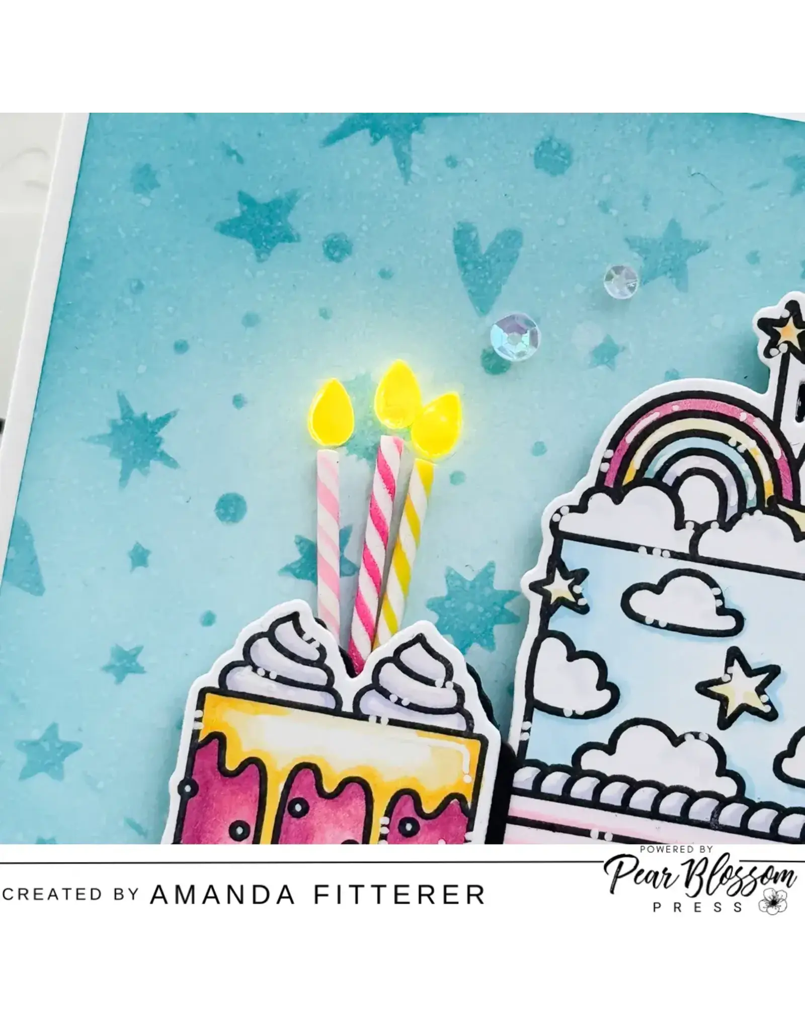 HOBBY ARTS HOBBY ARTS CANDLE FLAMES SEQUINS