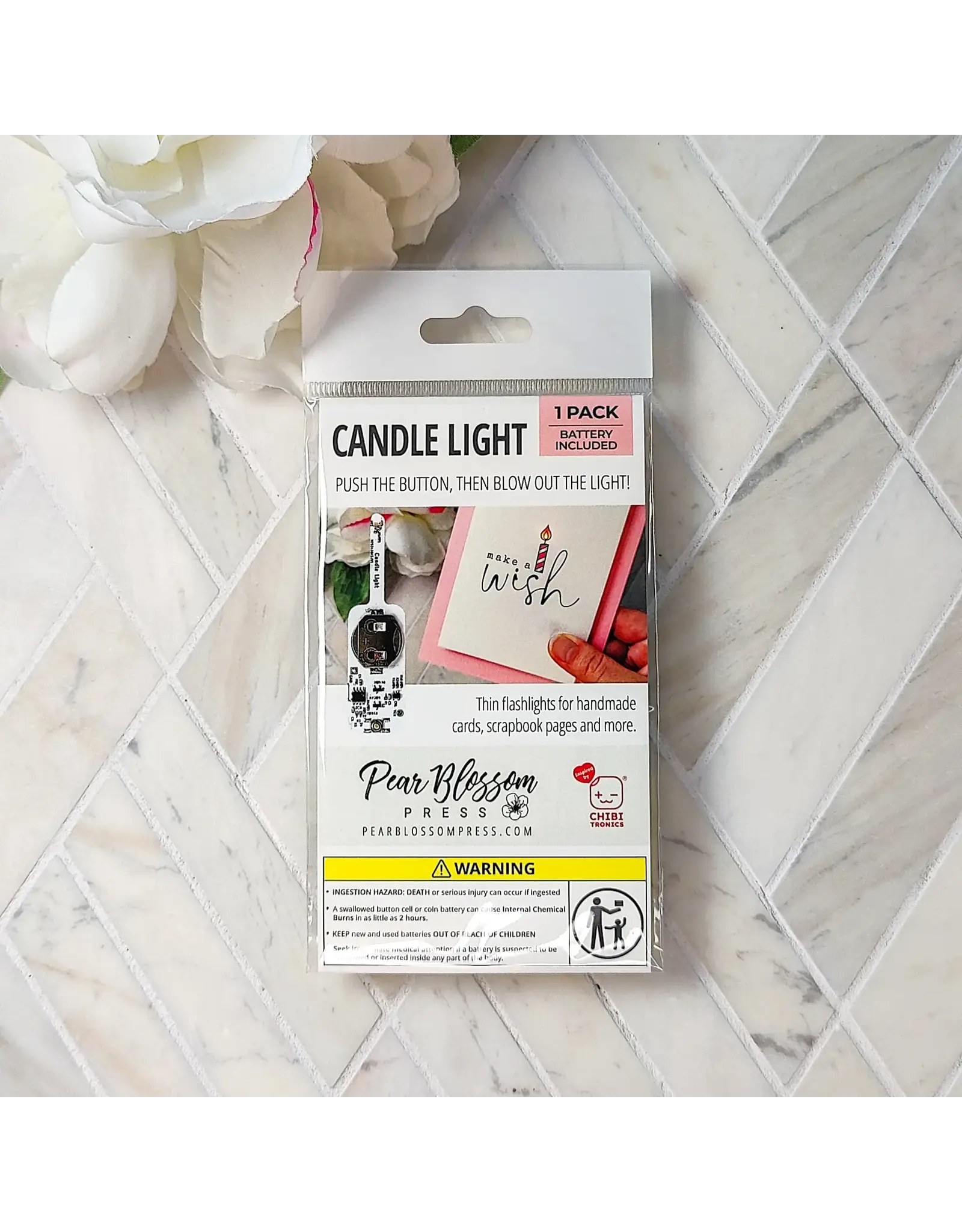 PEAR BLOSSOM PRESS PEAR BLOSSOM CANDLE LIGHT ALL-IN-ONE 1/PACK