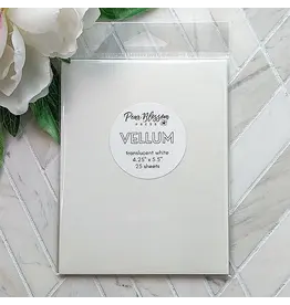 PEAR BLOSSOM PRESS PEAR BLOSSOM PRESS A2 VELLUM WHITE 25/PK