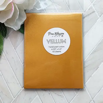 PEAR BLOSSOM PRESS PEAR BLOSSOM PRESS A2 VELLUM TRANSLUCENT COLORS 45/PK