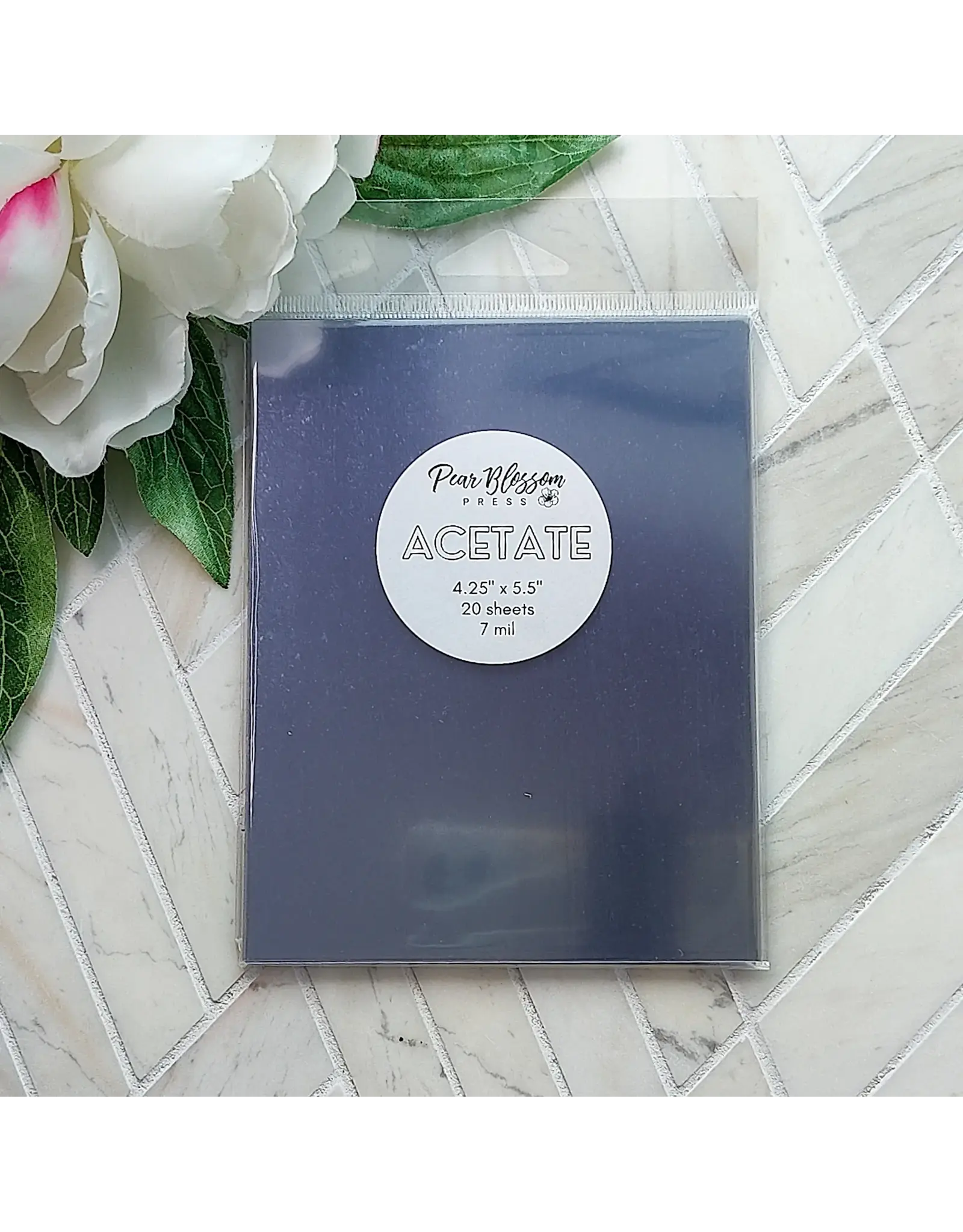 PEAR BLOSSOM PRESS PEAR BLOSSOM PRESS A2 ACETATE SHEETS 20/PK