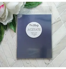 PEAR BLOSSOM PRESS PEAR BLOSSOM PRESS A2 ACETATE SHEETS 20/PK